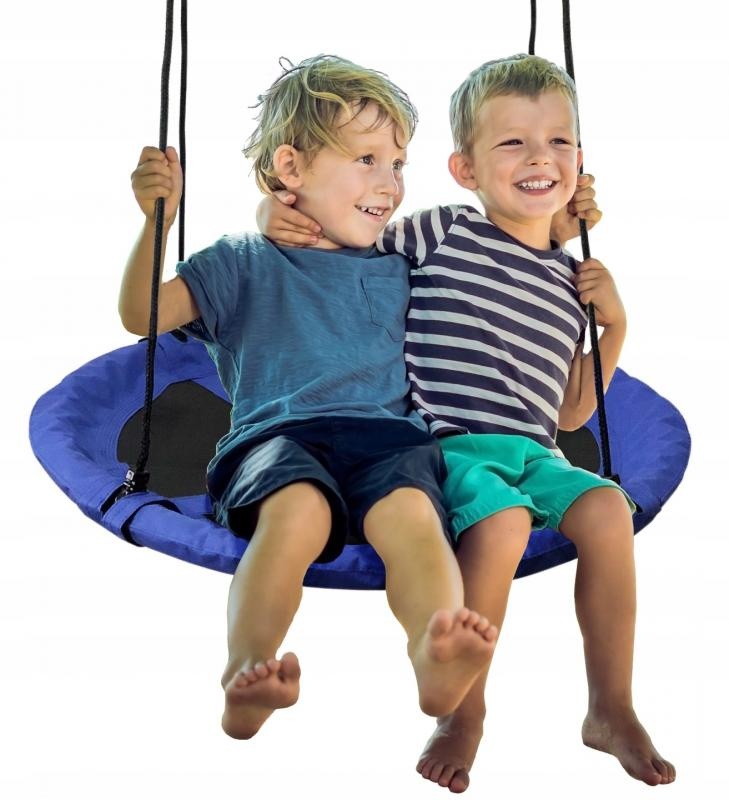 Gardenline - nestschommel - ⌀ 100 cm - tot 150 kg - blauw
