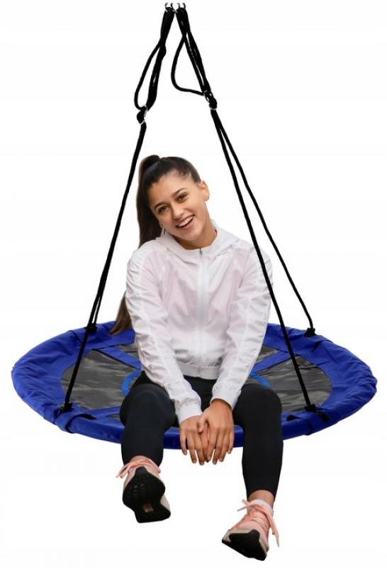 Gardenline - nestschommel - ⌀ 100 cm - tot 150 kg - blauw