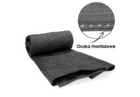 Gardenline - schaduwdoek - 120x5000 cm - grijs - 90% zonwering