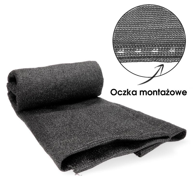 Gardenline - schaduwdoek - 120x5000 cm - grijs - 90% zonwering