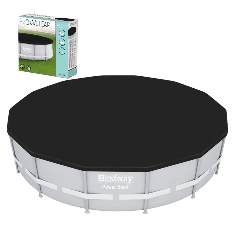 Bestway - afdekzeil zwembad - 360X120 cm - zwart