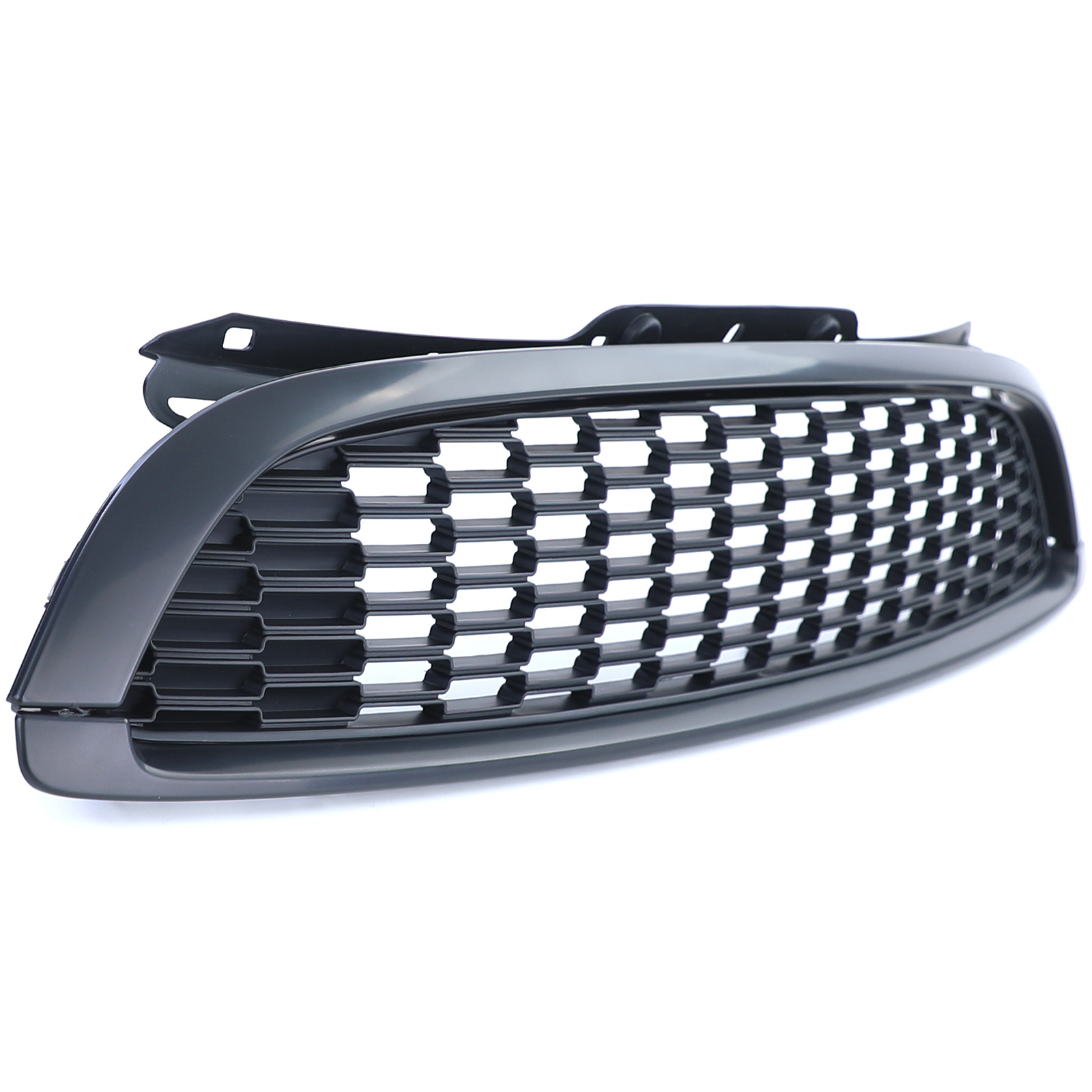 Sport radiateurrooster - Mini Cooper R56 Cabrio R57 - 3-delige set - ZWART MAT