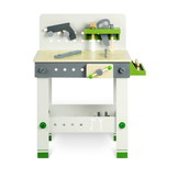 Houten werkplaats - 71,5cm - inclusief gereedschap - blank hout