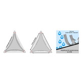 Schaduwdoek - 7x5m - Waterbestendig - Geel