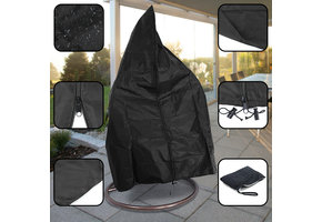 Beschermhoes - voor hangstoel - 190x100 cm - zwart