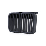 Grill nieren - BMW 3 Serie E30 82-94 - sportieve look - zwart mat