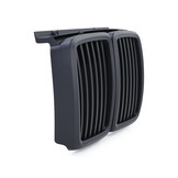 Grill nieren - BMW 3 Serie E30 82-94 - sportieve look - zwart mat