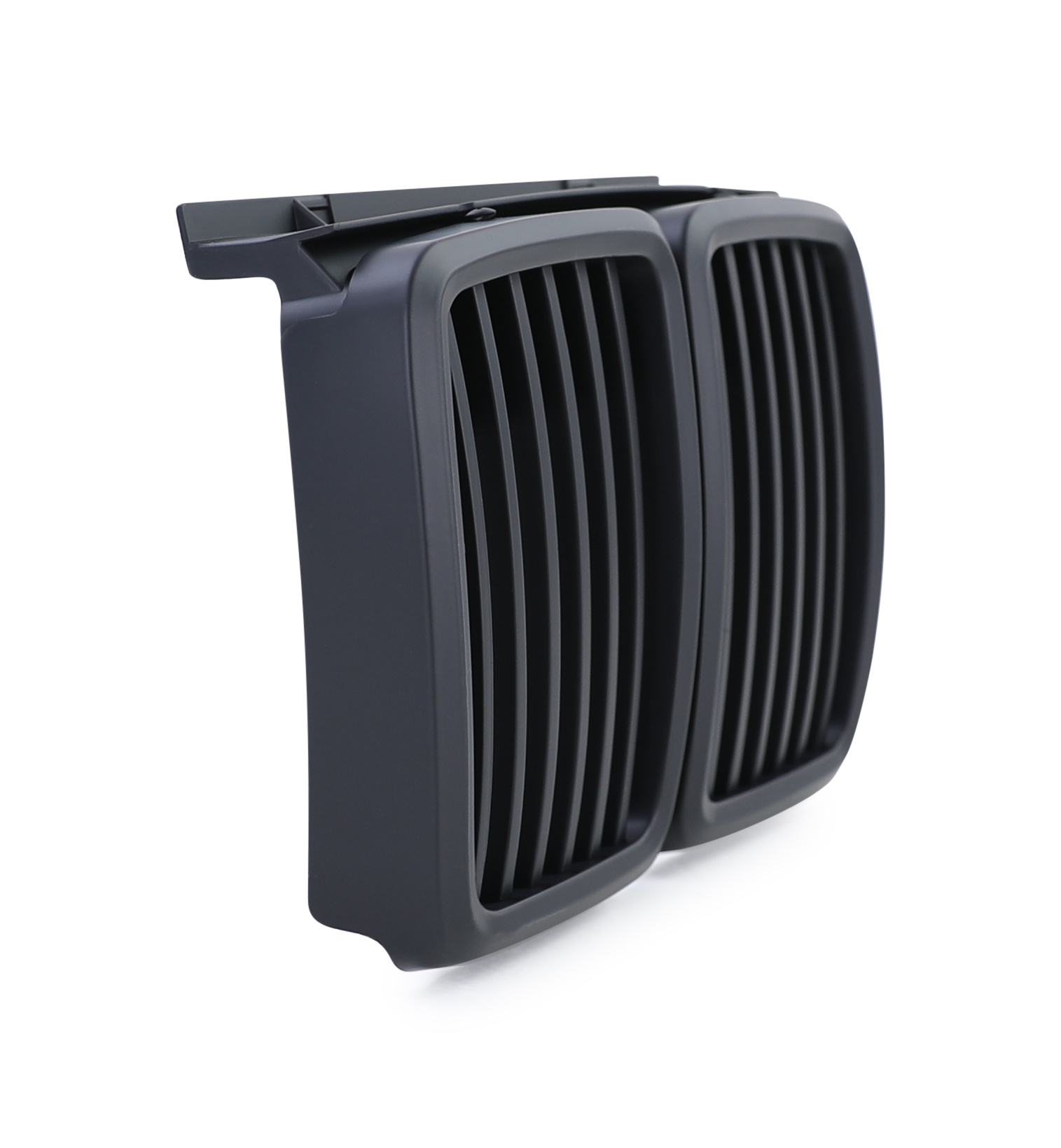 Grill nieren geschikt voor BMW 3 Serie E30 82-94 - sportieve look - zwart mat