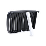 Grill nieren - BMW 3 Serie E30 82-94 - sportieve look - zwart mat