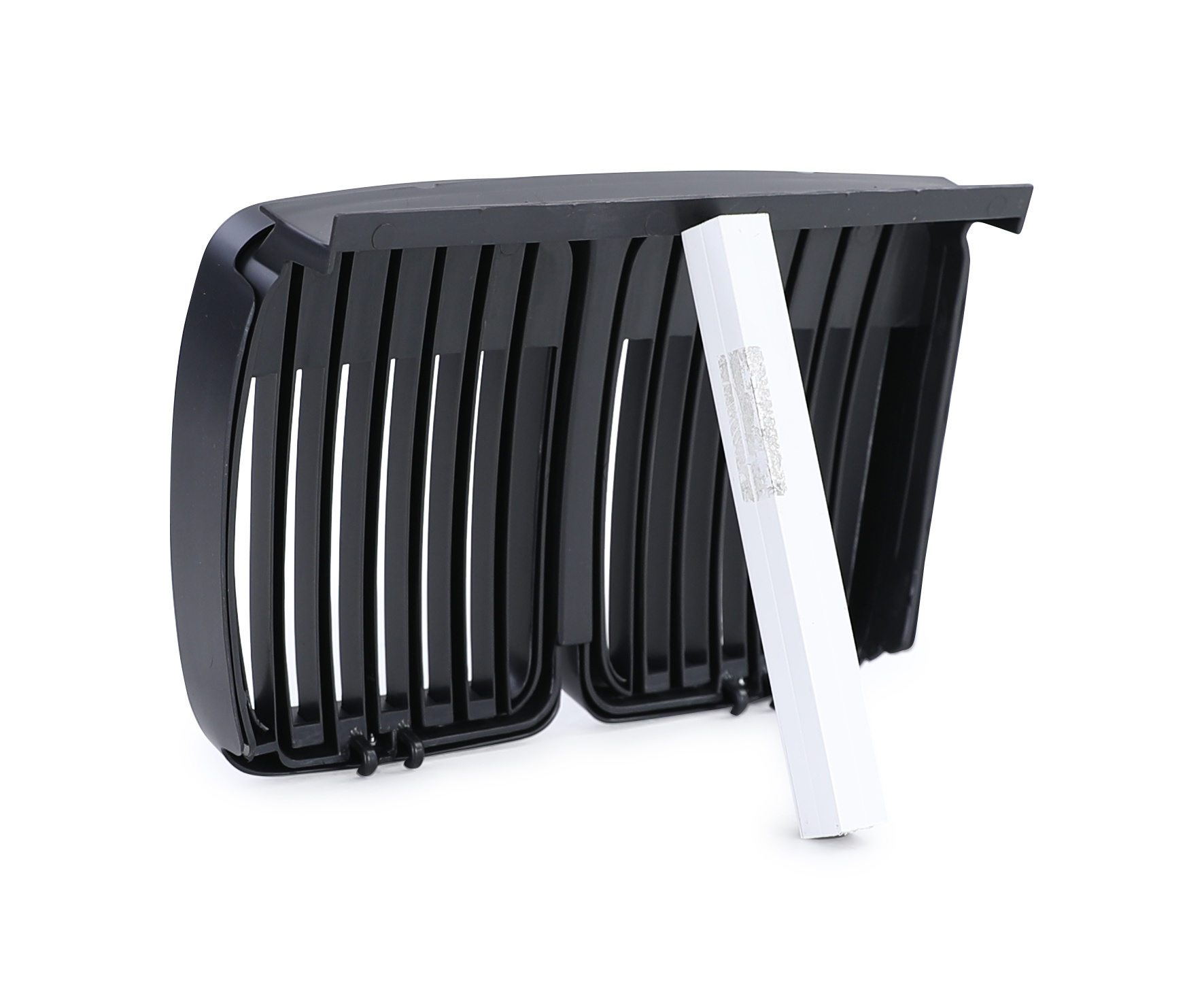 Grill nieren geschikt voor BMW 3 Serie E30 82-94 - sportieve look - zwart mat