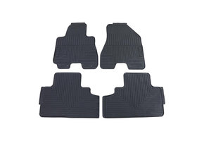 Vloermatten geschikt voor Hyundai Tucson JM 04-12 - Premium rubber - zwart