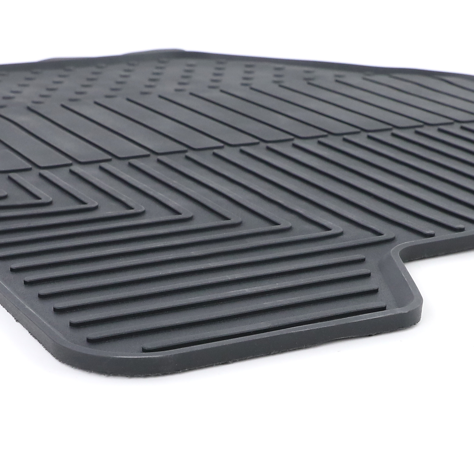 Vloermatten geschikt voor Hyundai Tucson JM 04-12 - Premium rubber - zwart