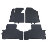 Vloermatten - Hyundai Santa Fe 3 DM 12-15 - Premium rubber - Zwart