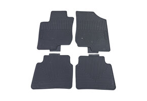 Vloermatten geschikt voor Hyundai i30 FD 07-11 - Premium Rubber - Zwart