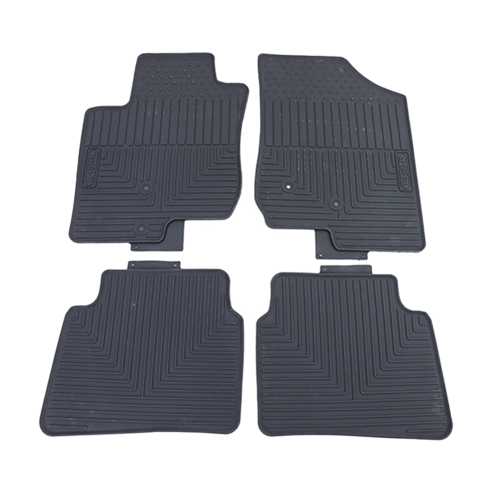 Vloermatten - Hyundai i30 FD 07-11 - Premium Rubber - Zwart