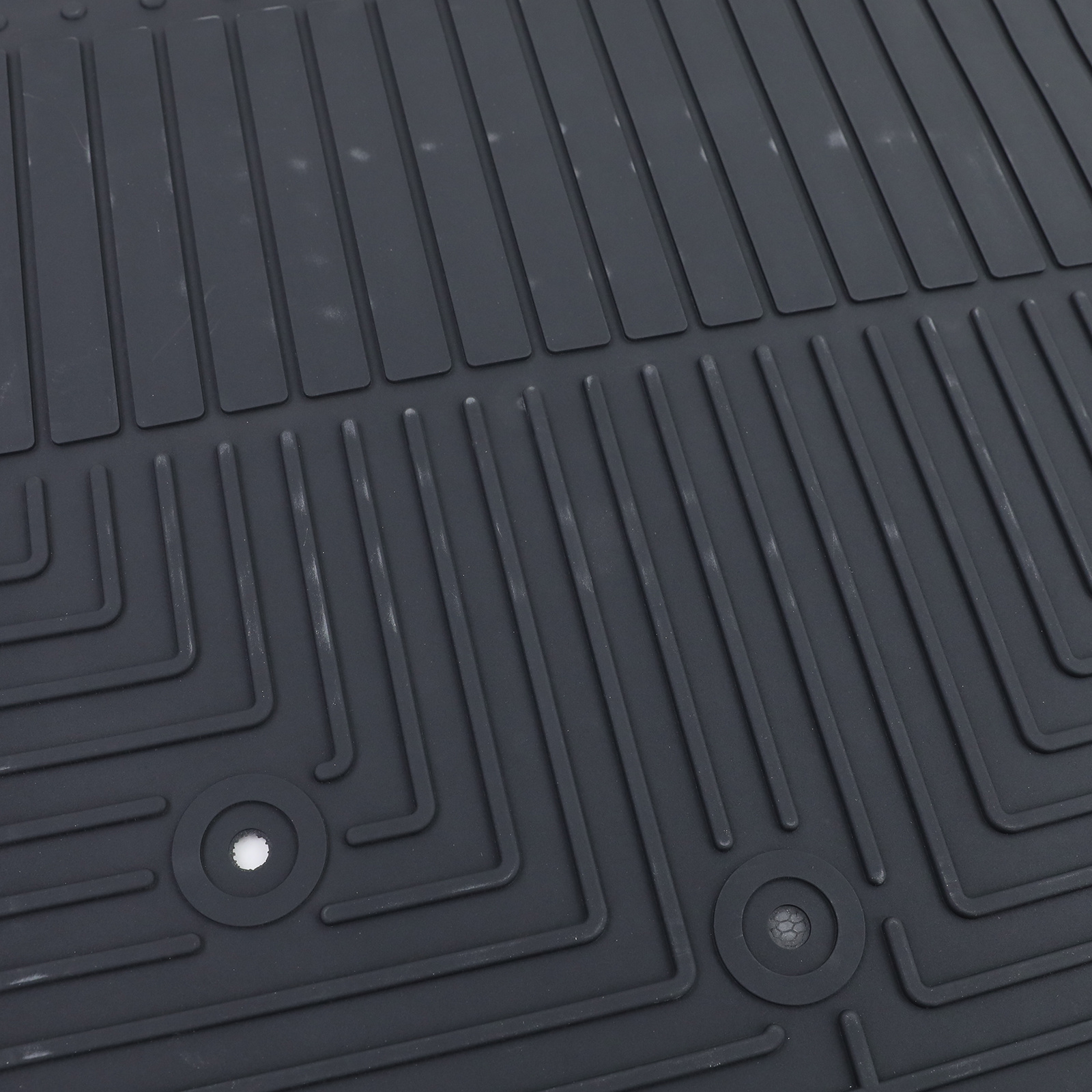 Vloermatten geschikt voor Hyundai i30 FD 07-11 - Premium Rubber - Zwart