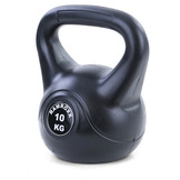 Kettlebell - swingbar - 10 kg - zwart