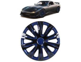 Tenzo-R - wieldoppen - voor stalen velgen - 14" - zwart blauw