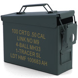 Munitiekist - metaal - 275x97x185 mm - groen - 1,6 kg