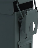 Munitiekist - metaal - 275x97x185 mm - groen - 1,6 kg