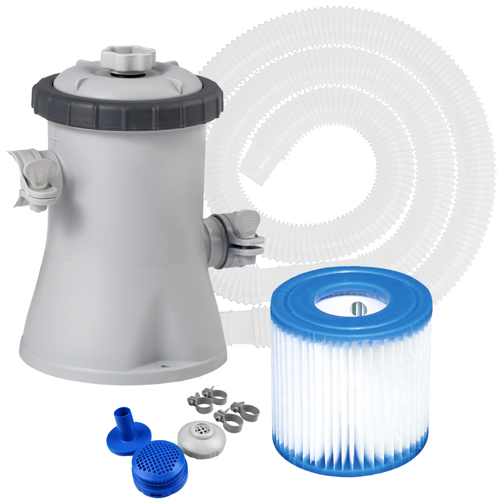 Filterpomp - 1250 l/u - H-type filter - grijs