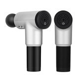 Massagepistool - 6 tips - krachtig - zwart