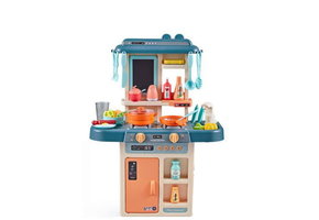 Kinderkeuken - 63x45.5x22cm - Licht en geluidseffecten - Roze