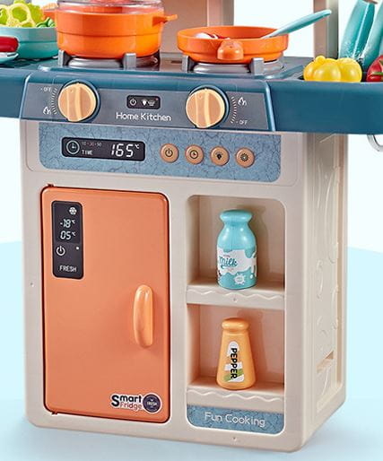 Kinderkeuken - 63x45.5x22cm - Licht en geluidseffecten - Roze