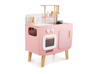 Kinderkeuken - 73x59x29.5cm - Retro - pastel roze