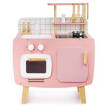 Kinderkeuken - 73x59x29.5cm - Retro - pastel roze