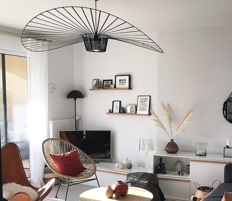 Hoedlamp - 60cm - Design - Zwart