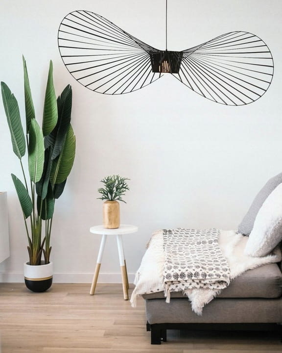 Hoedlamp - 60cm - Design - Zwart
