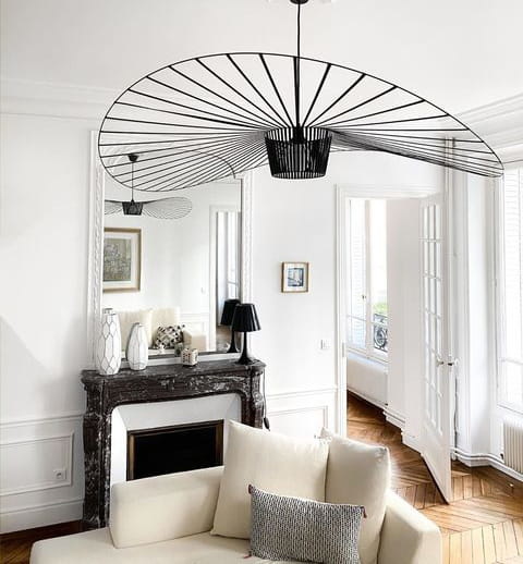 Hoedlamp - 60cm - Design - Zwart
