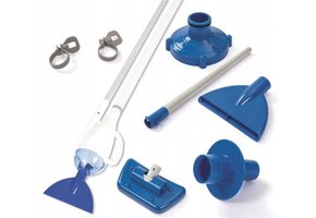 Bestway - zwembad schoonmaakset - tot 4,57 m - blauw wit