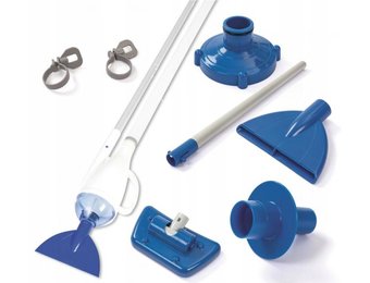 Bestway - zwembad schoonmaakset - tot 4,57 m - blauw wit