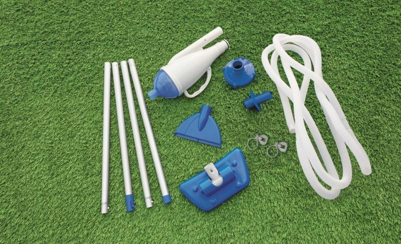 Bestway - zwembad schoonmaakset - tot 4,57 m - blauw wit