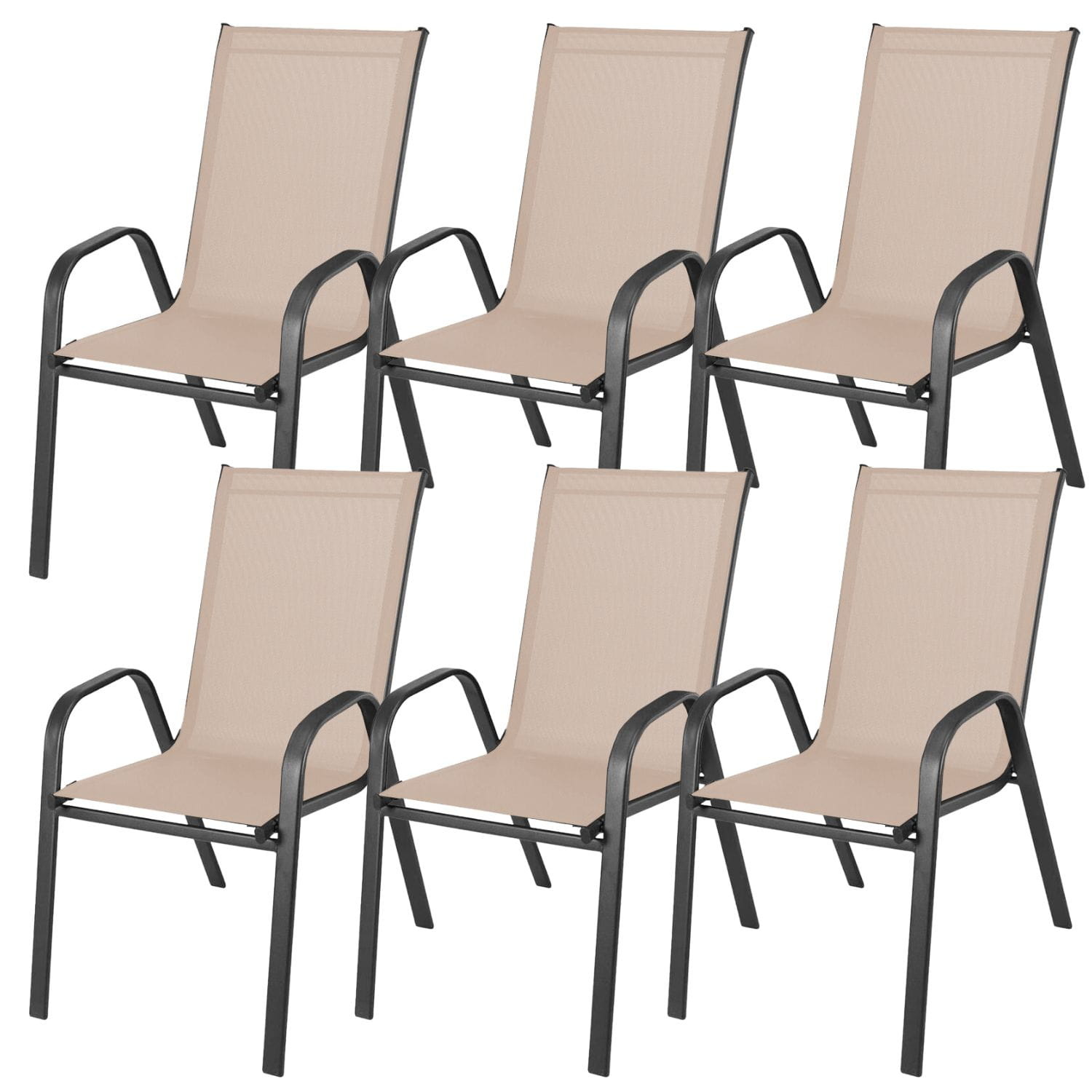 Tuinset - 140x80 - tafel en stoelen - beige