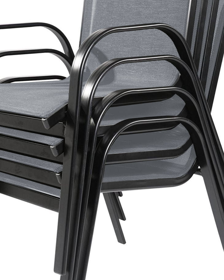 Tuinstoelen - 45x56cm - Comfortabel - grijs