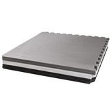 Foammat - 180x180cm - XXL - Veilig - Wit/Grijs