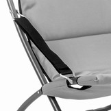 Strandstoel - 60x96x90cm - Opklapbaar - Grijs