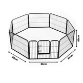 Puppyren - 80x60cm - Hoge kwaliteit - Zwart