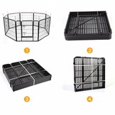 Puppyren - 80x60cm - Hoge kwaliteit - Zwart