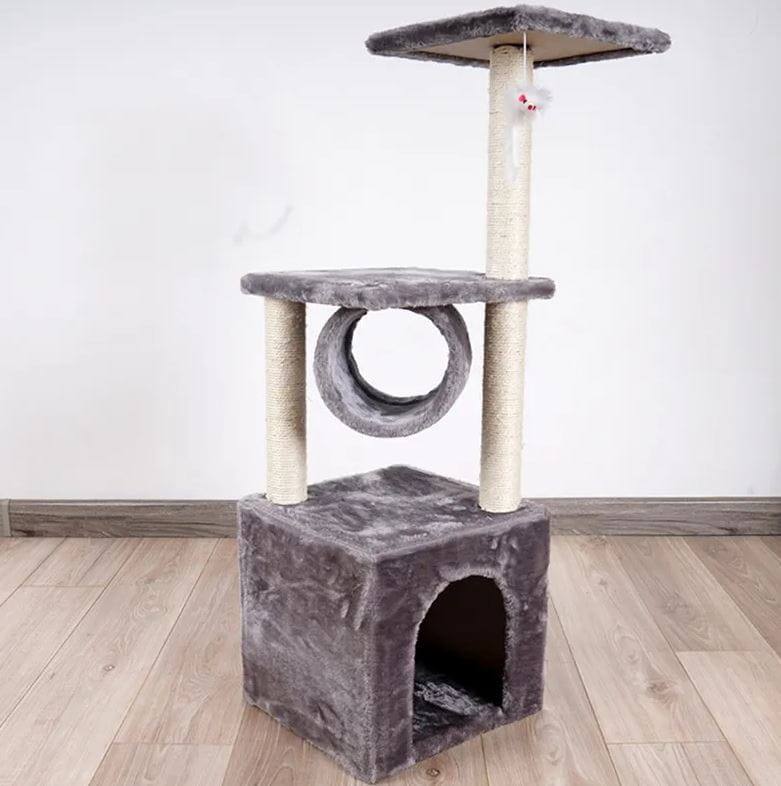 Krabpaal - 90cm - speelplezier - beige