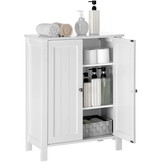 Badkamermeubel - 60x30x80cm - wit MDF