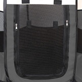 Honden/Kat box - 80cm - Opvouwbaar - Grijs