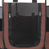 Honden/katten box - 80cm - opvouwbaar - bruin