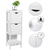 Badkamermeubel - 30x30x89 cm - MDF - wit