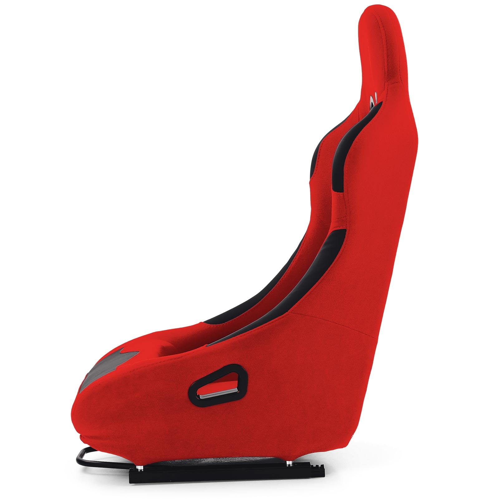 Tenzo-R - sportstoel - met rails - kunstleer - zwart rood