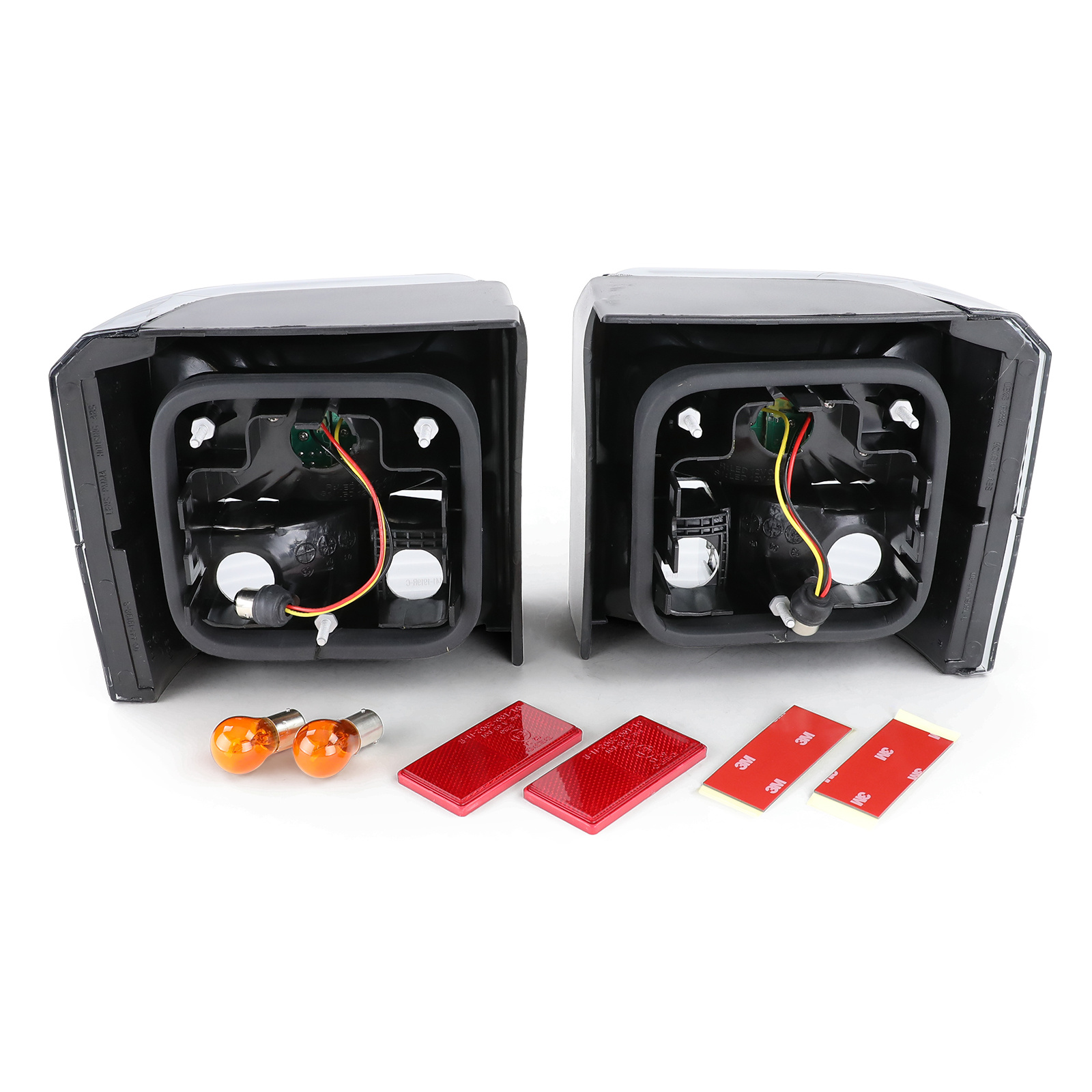 Achterlichten - voor VW T4 - LED-lichten - rook zwart