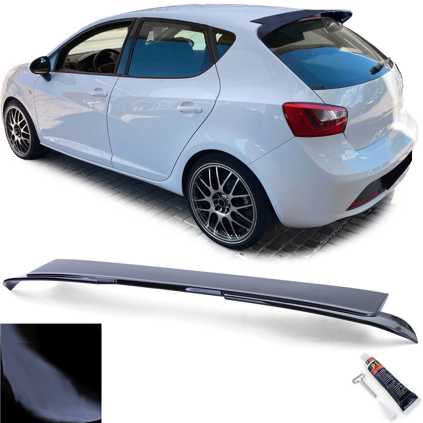 Spoiler - dakspoiler - voor Seat Ibiza 6J 6P 2008-2017